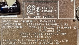 [중고] 삼성 KI24WS 2494HSI 파워보드