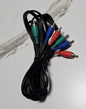 [중고] 2m 컴포넌트 케이블 RCA Y Cb Cr 영상3선