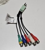 [중고] 삼성 3.5mm, 2.5mm 5RCA 영상3선 음성2선 컴포넌트 케이블
