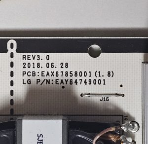 [중고] LG OLED55C8GNA 파워보드