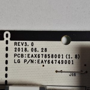 [중고] LG OLED55B8BNA 파워보드