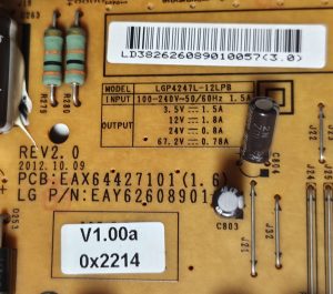 [중고] LG 42LS5600 파워보드 EAX64427101
